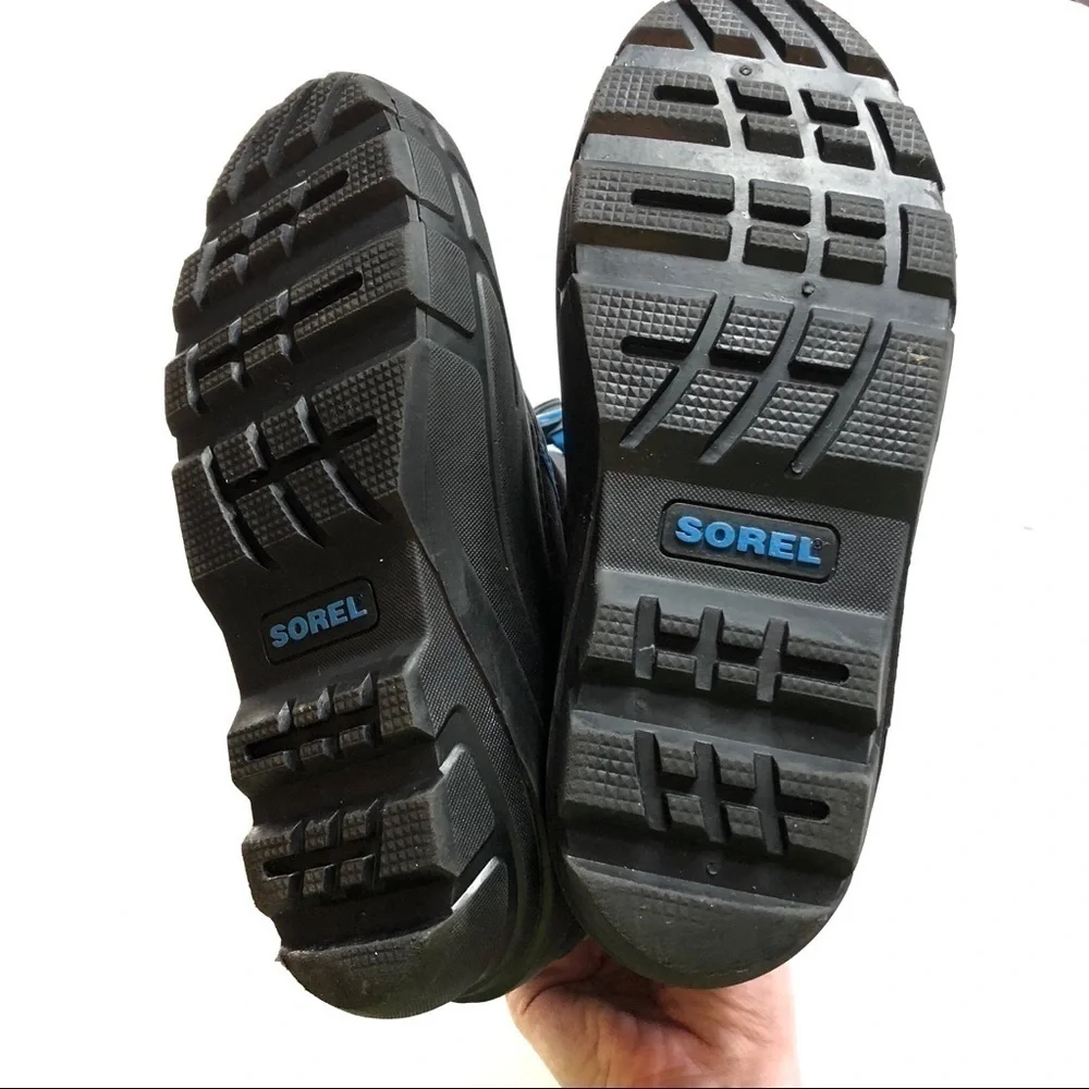 Sorel Gray Blue Snow Boots Sz 7 Women’s Winter